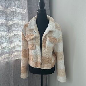 Cozy Plaid Sherpa Jacket
